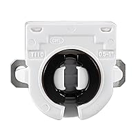 Vista 2 de uxcell 2 unids T8 soporte de luz fluorescente G13 base no derivada lámpara lápida enchufe AC 500 V 2A para tubo fluorescente LED