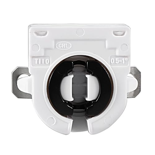 Miniatura 2 de uxcell 2 unids T8 soporte de luz fluorescente G13 base no derivada lámpara lápida enchufe AC 500 V 2A para tubo fluorescente LED