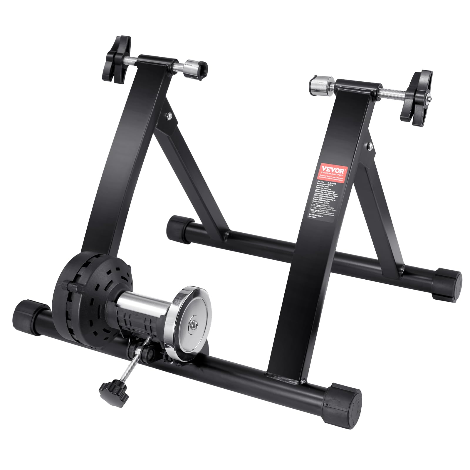 VEVOR Support d'Entraînement pour Vélo, Entraîneur de Vélo Fluide Stationnaire pour Roues de 66-74 cm, Moteur à Volant d'Inertie à Réduction de Bruit, Levier à Dégagement Rapide, Exercices Intérieur