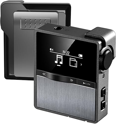 Hmusic Reproductor de MP3 de alta fidelidad P68, reproductor de música DSD FLAC DAP, audio de alta resolución sin pérdidas, AKM4377 DAC,