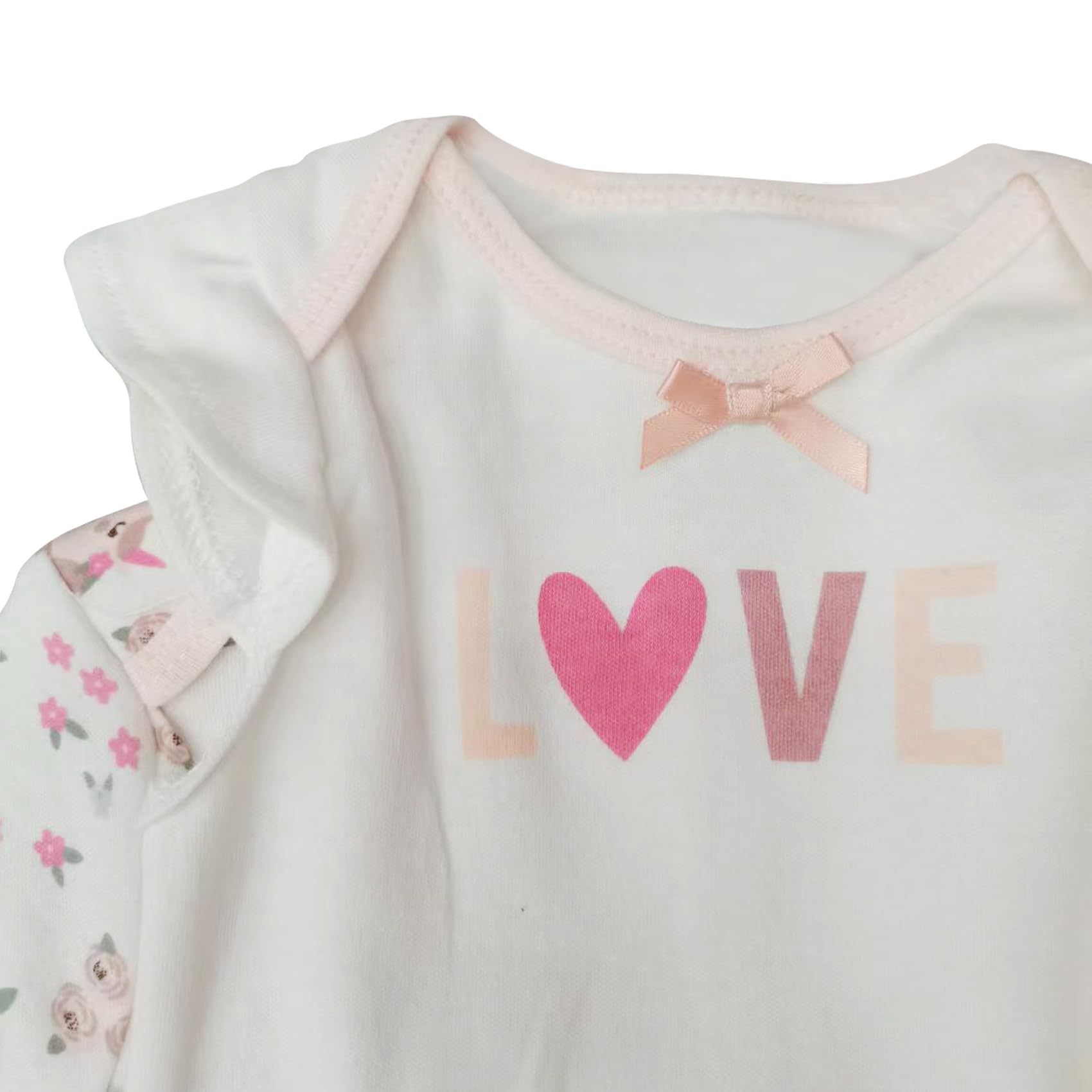 YOURDIARY Newborn Baby Girl Outfit Bodysuits and Pants Set Sleeveless Sleeve Cotton Cute Infant Baby Clothes Outfits Clothing Set 6-9 Month