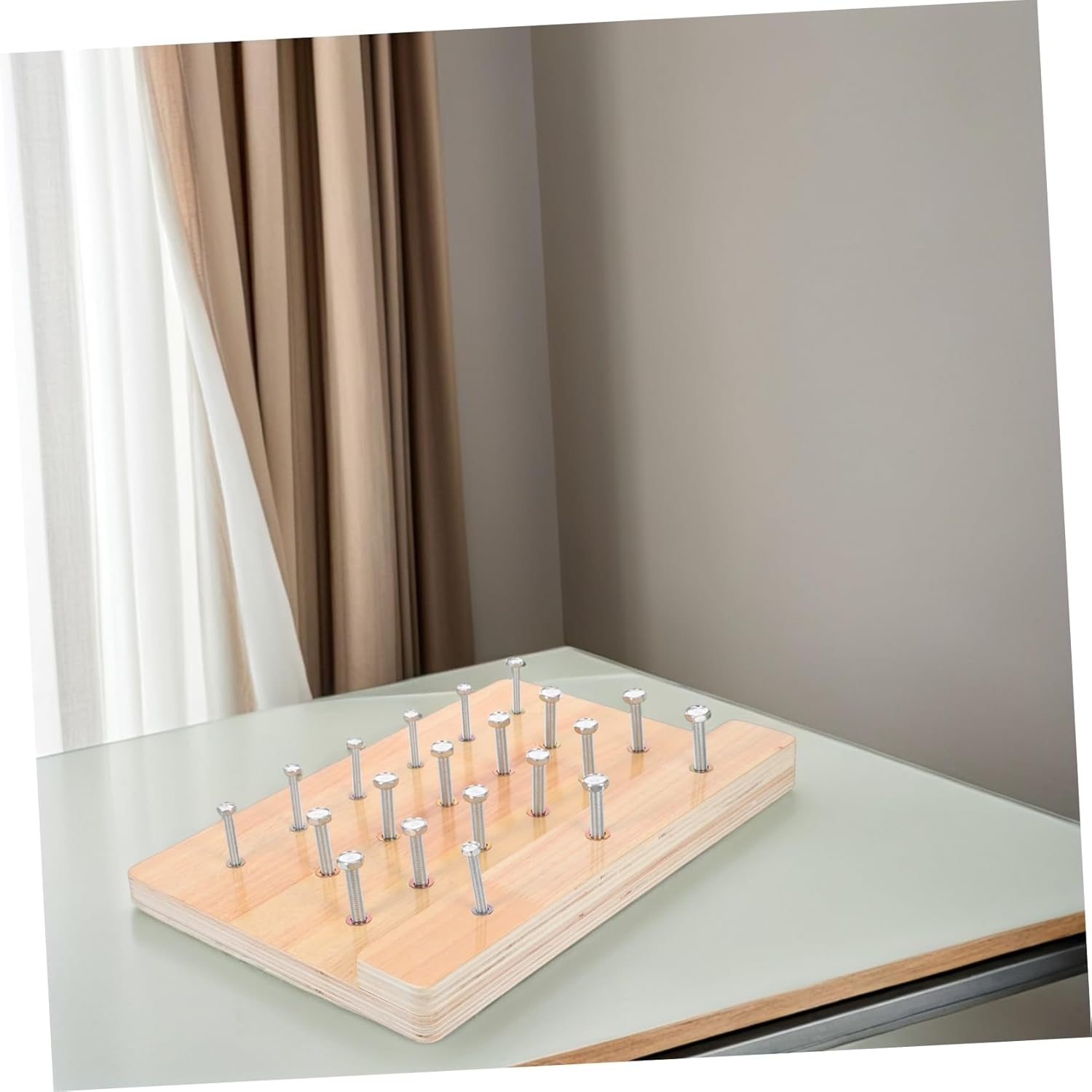 ERINGOGO Finger Exercise Pegboard Hand Therapy Board Hand Fitness Accessories Board