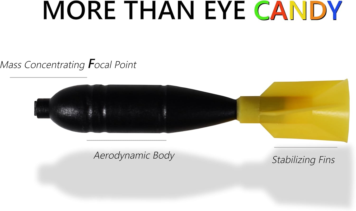 FSFF Stun Dart and Quivers .625 Bore Blowgun Big 103 Pack-50 Blunt Darts 50 Arrow Cones 3 quivers Whisper Dart fletched Accurate High Visibility White and Yellow Cones FSFF Stun Darts