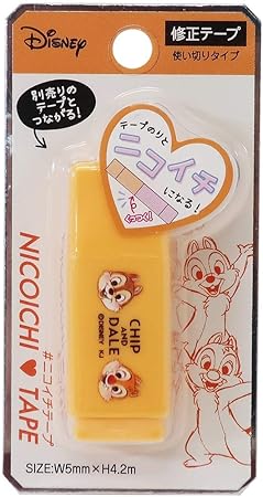 Amazon Co Jp チップ デール 修正テープ ニコイチ 修正テープディズニー 文房具 オフィス用品