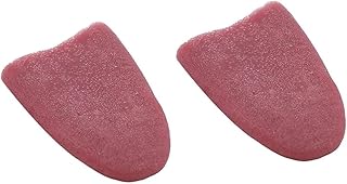 2 Pcs Realistic Fake Tongue Gross Jokes Prank Magic Tricks Fashion Processing Halloween Magicians Props Tricks Tongue Toys, Prank Stuff, Magic Kits and Accessories