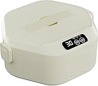 Vista 1 de Lonchera eléctrica inalámbrica, lonchera calentada a batería, calentador de alimentos autocalentable recargable de 16000 mAh con función
