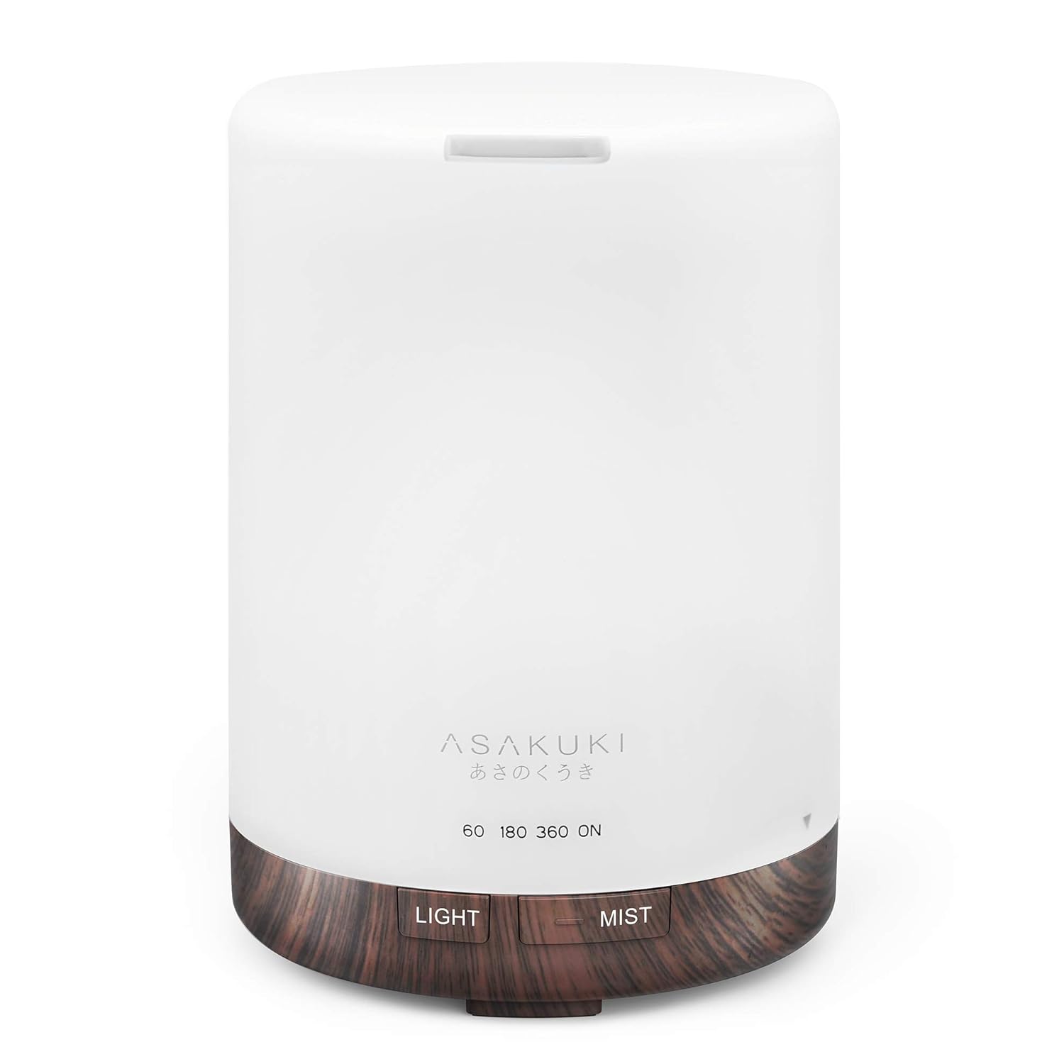 ASAKUKI 300ML Essential Oil Diffuser, Quiet 5-in-1 Premium Humidifier, Natural Home Fragrance Aroma Diffuser with 7 LED Color Changing Light and Auto-Off Safety Switch: Kitchen & Dining