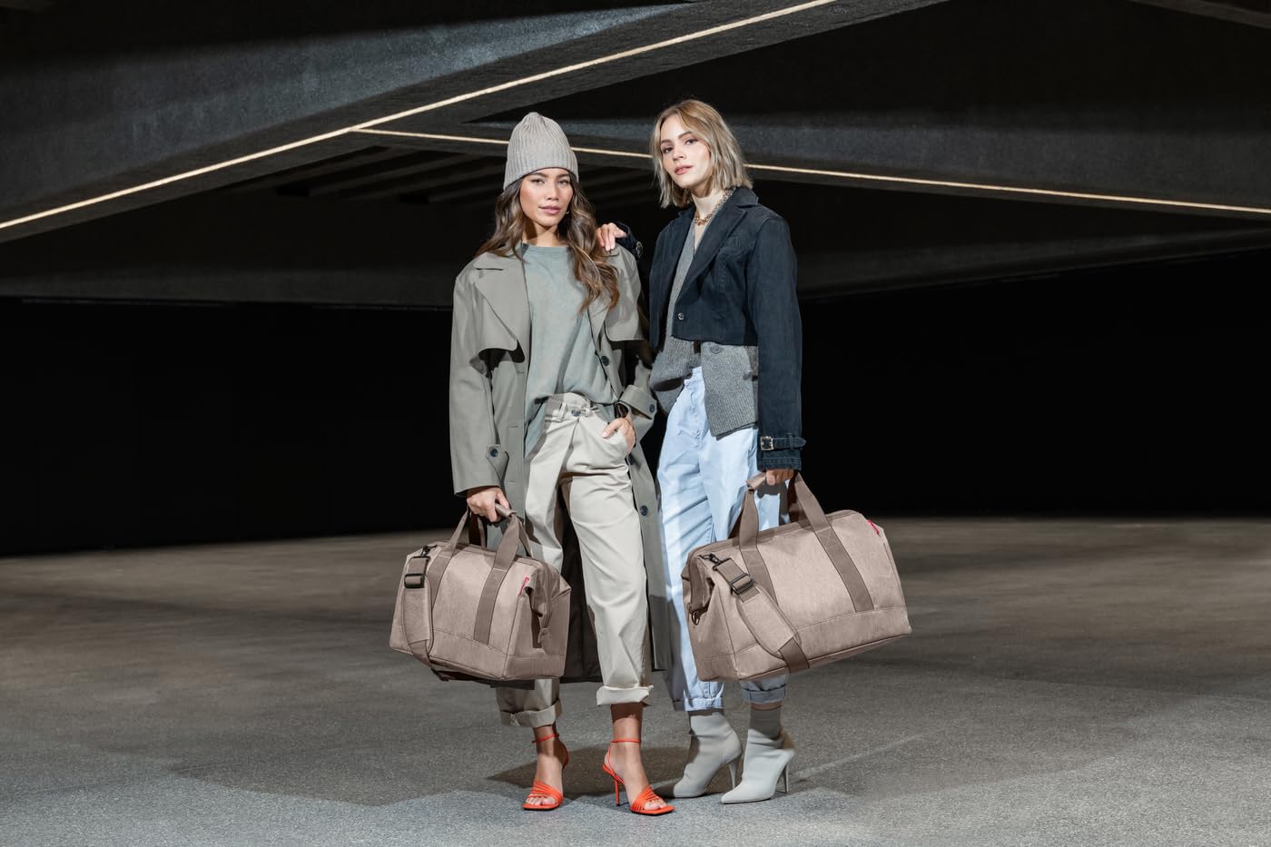reisenthel Wszechstronna torba lekarska w podróży, do pracy lub w czasie wolnym – funkcjonalnie stylowy design, Herringbone mokka, Einheitsgröße, Nowoczesny