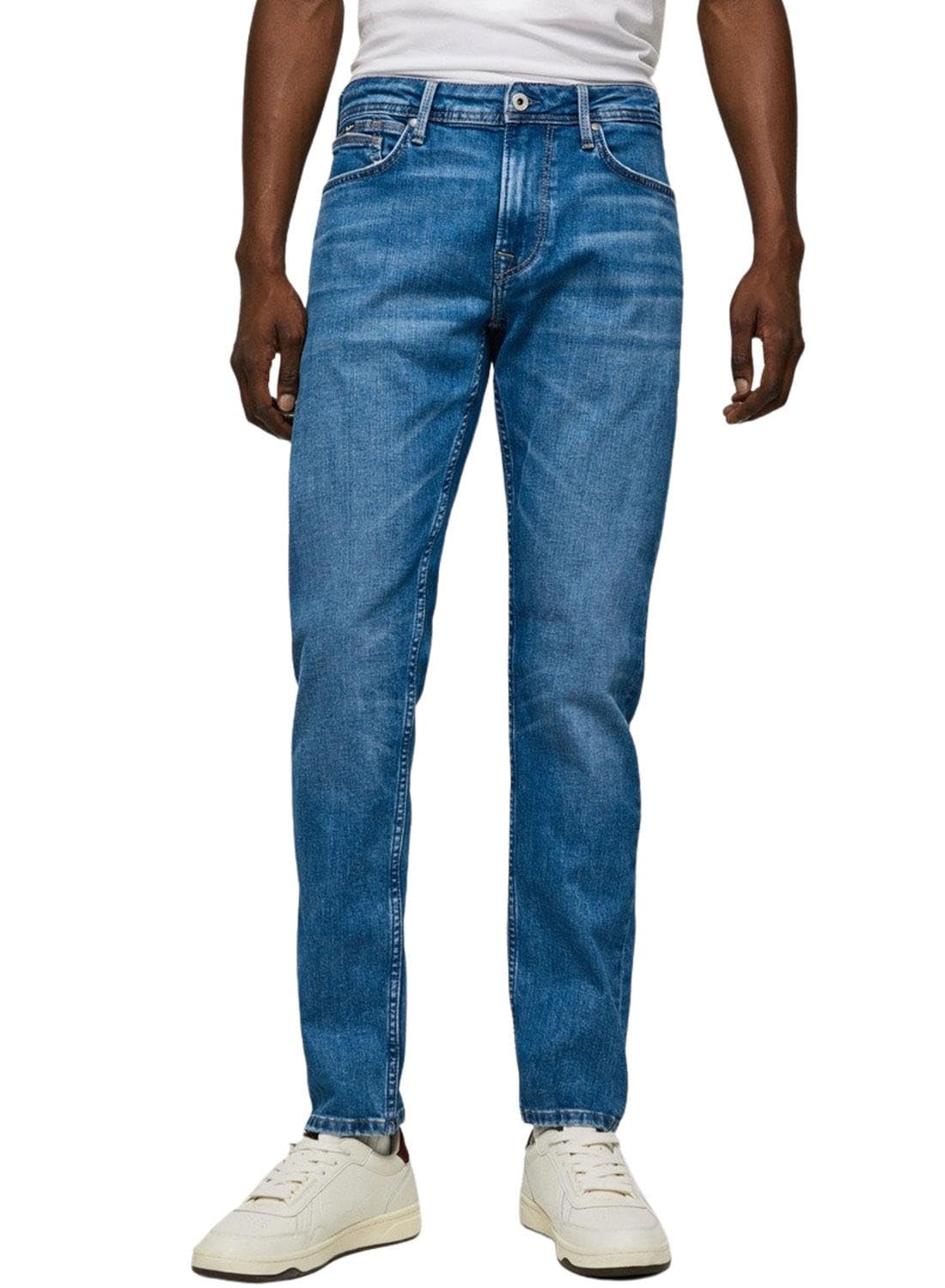 Pepe Jeans Hatch Regular Jeans Men, Azul (Denim-vs3), 29W x 32L