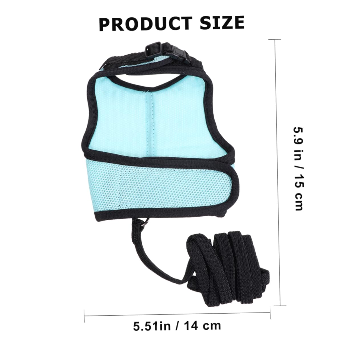 Abaodam 1Pc Small Pet Harness with Traction Rope Durable Rabbit Vest for Outdoor Exploration Comfortable and Fashionable Design for Small Pets for Walking and Adventure