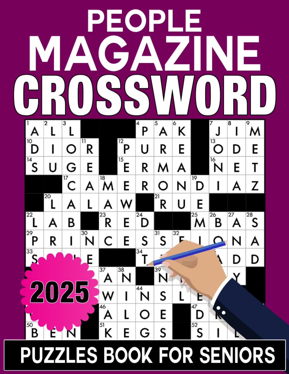 2025 People Magazine Crossword Puzzles Book For Seniors: Puzzles Designed to Keep Your Mind Active