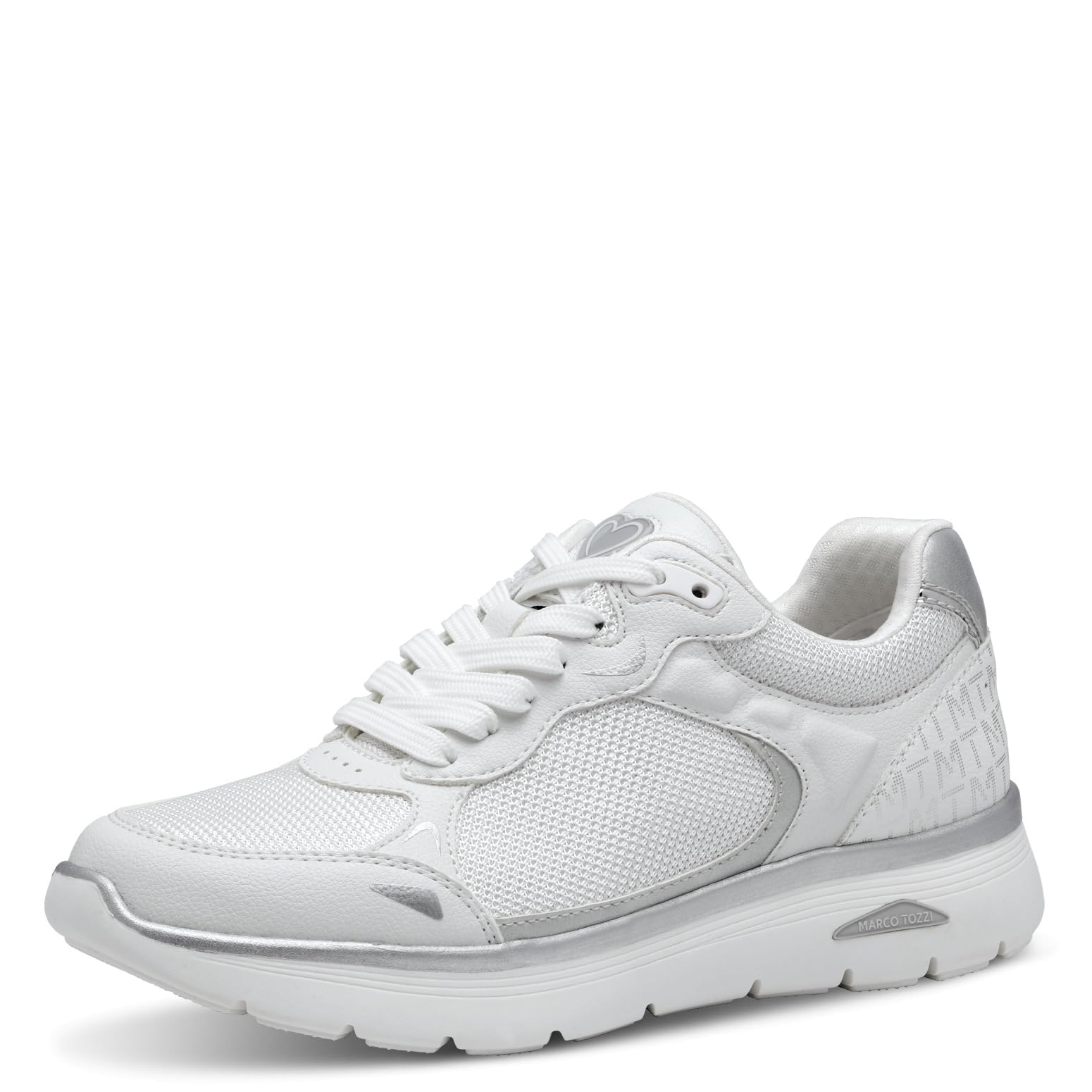 MARCO TOZZI Women's 2-23760-44 Sneaker, White Comb, 6.5 UK