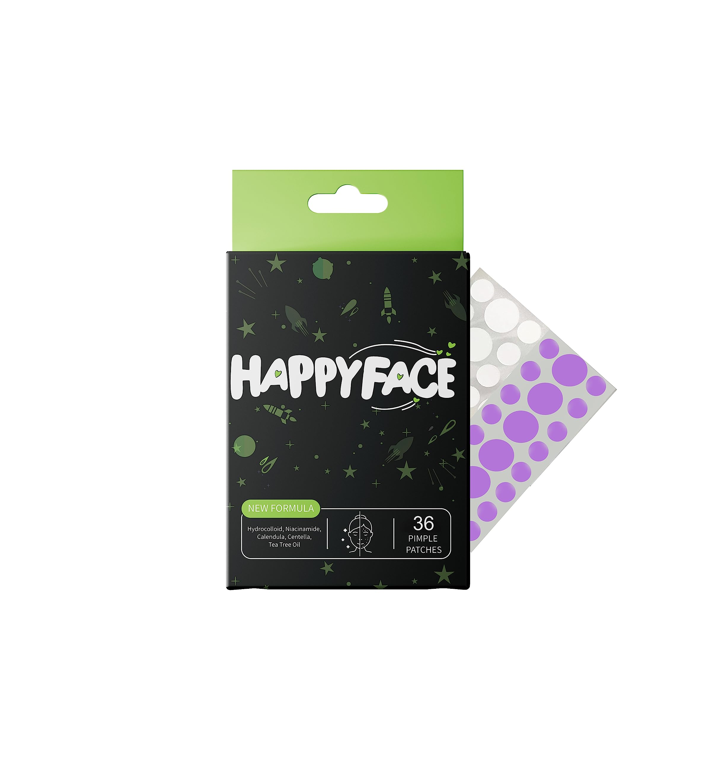Hydrocolloid Pimple Patch Spot My UV UVA UVB DetectionPatch Stickers Ultra-Violet Protection Sunburn Alert Patches 36 Count All