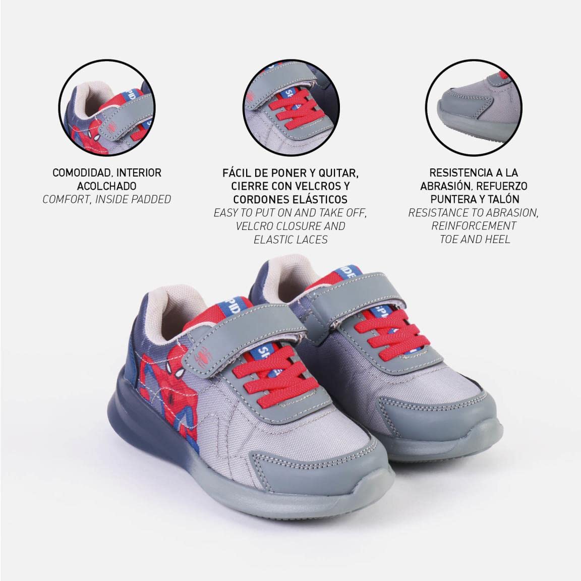 CERDÁ LIFE'S LITTLE MOMENTS Zapatillas unisex para niños Spiderman