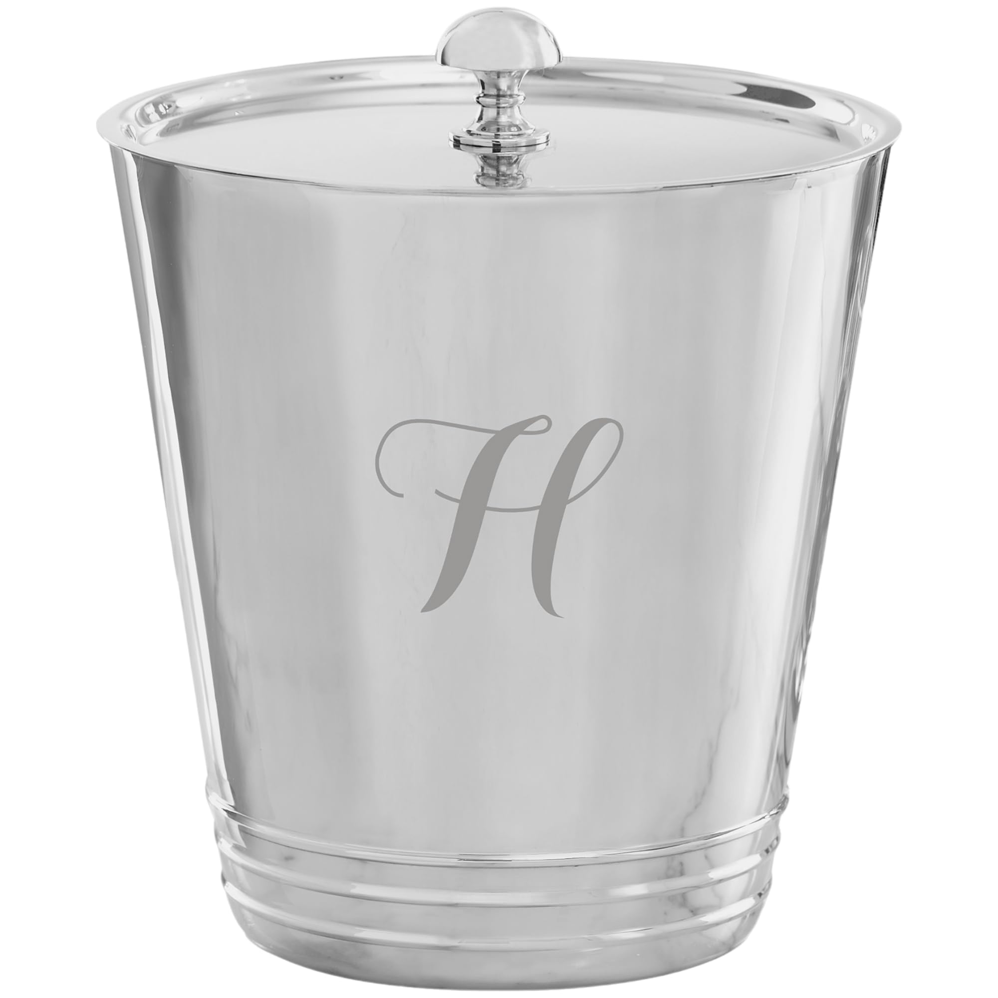 Personalization Universe Etched Wedding Silver Ice Bucket