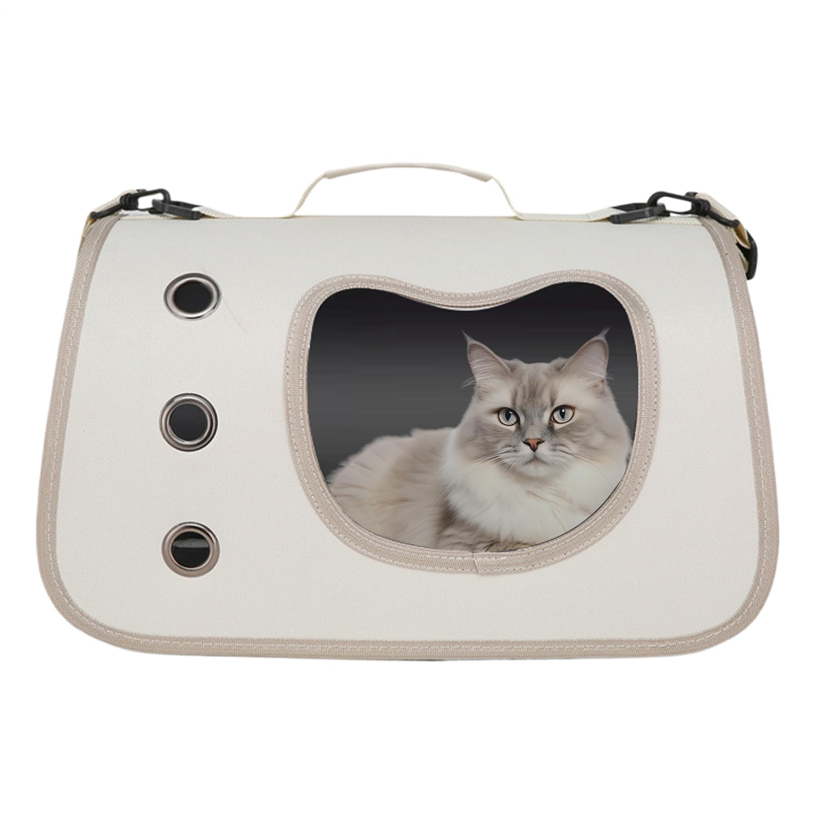 Pet Carrier, Adjustable Outdoor Transport Bag - Pet Transport Accessories Shoulder Sling for Holidays Walks Camping Picnic Road Trip