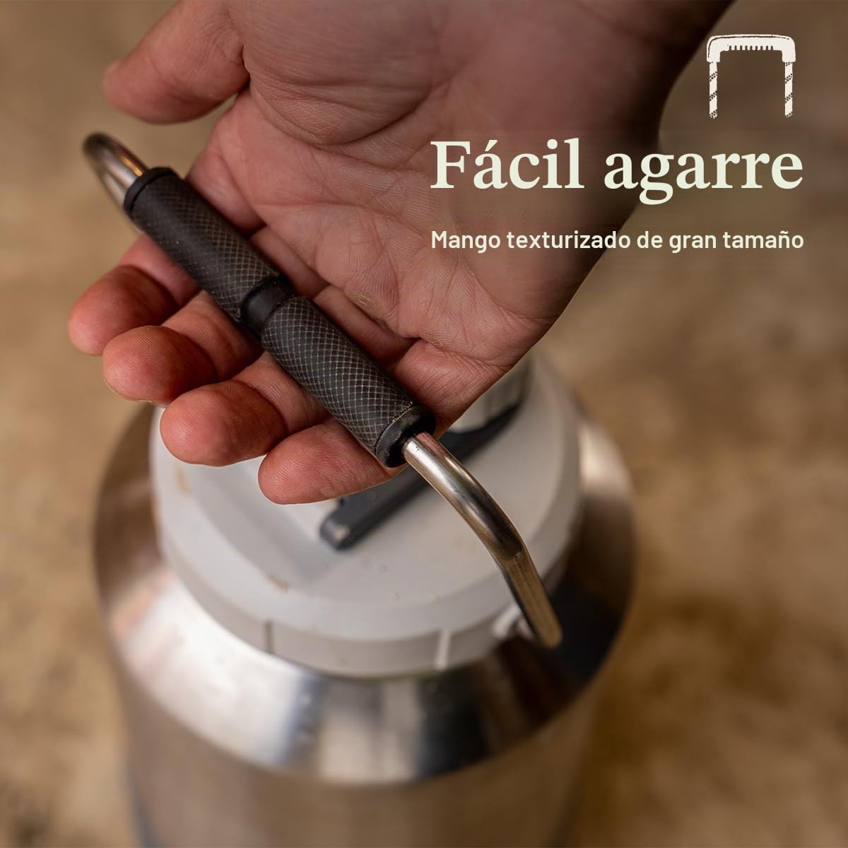 Coleman Pro - Jarra de agua aislada de alta resistencia a prueba de fugas para uso resistente al aire libre y lugares de trabajo, acero duradero con punto de anclaje para una máxima portabilidad