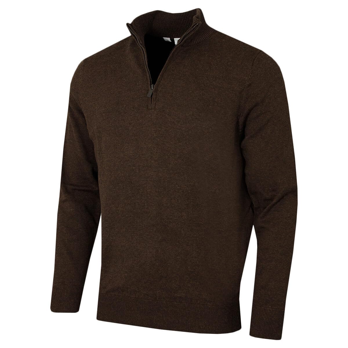 Calvin Klein Mens Campus 1/2 Zip Sweater - Peat - XXXXL