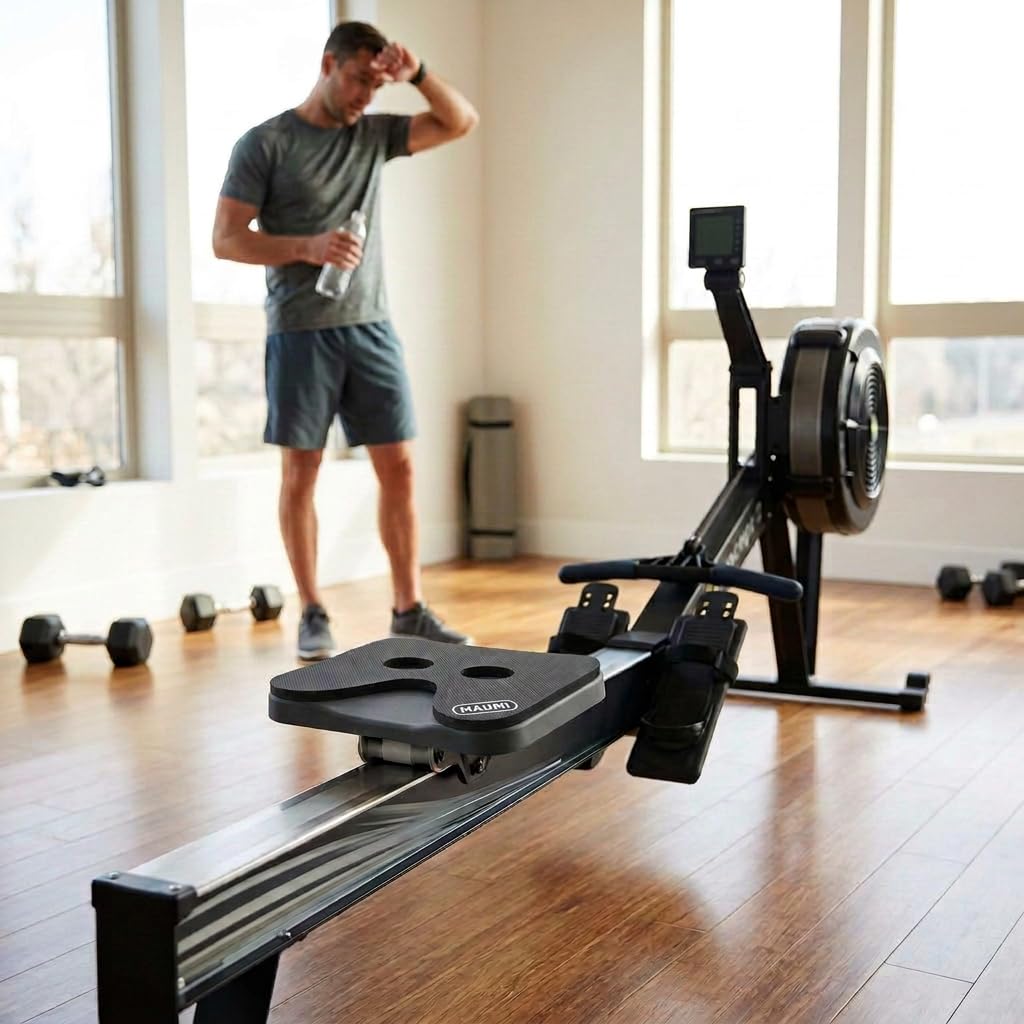 MAUMI Poduszka do siedzenia do wioślarza Concept 2 Wioślarz D Waterrower i każdy inny rower - akcesoria do treningu na maszynie Rowerg Row i wioślarzu wodnym
