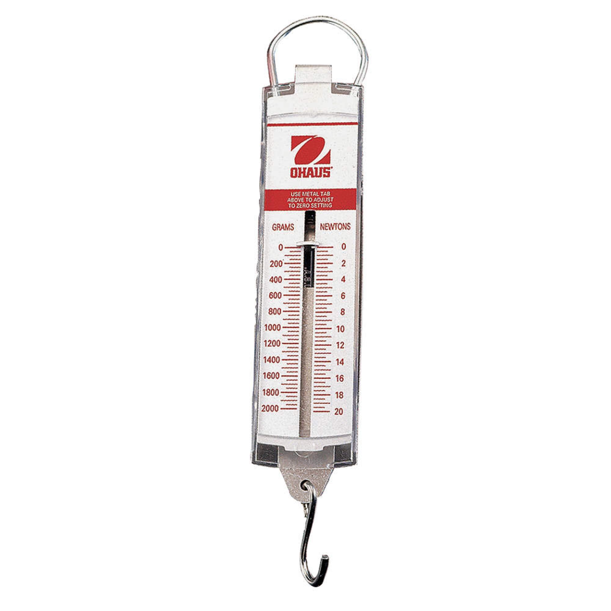 8003-PN Pull-Type Hanging Spring Scales, 2.25Lb. x .05Lb, 10N x 0.25N