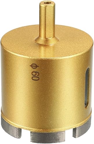 Miniatura 1 de uxcell Broca de núcleo de diamante de 2.362 in de sierras de agujero secohúmedo para ladrillo de hormigón Bloque de ladrillo de piedra de