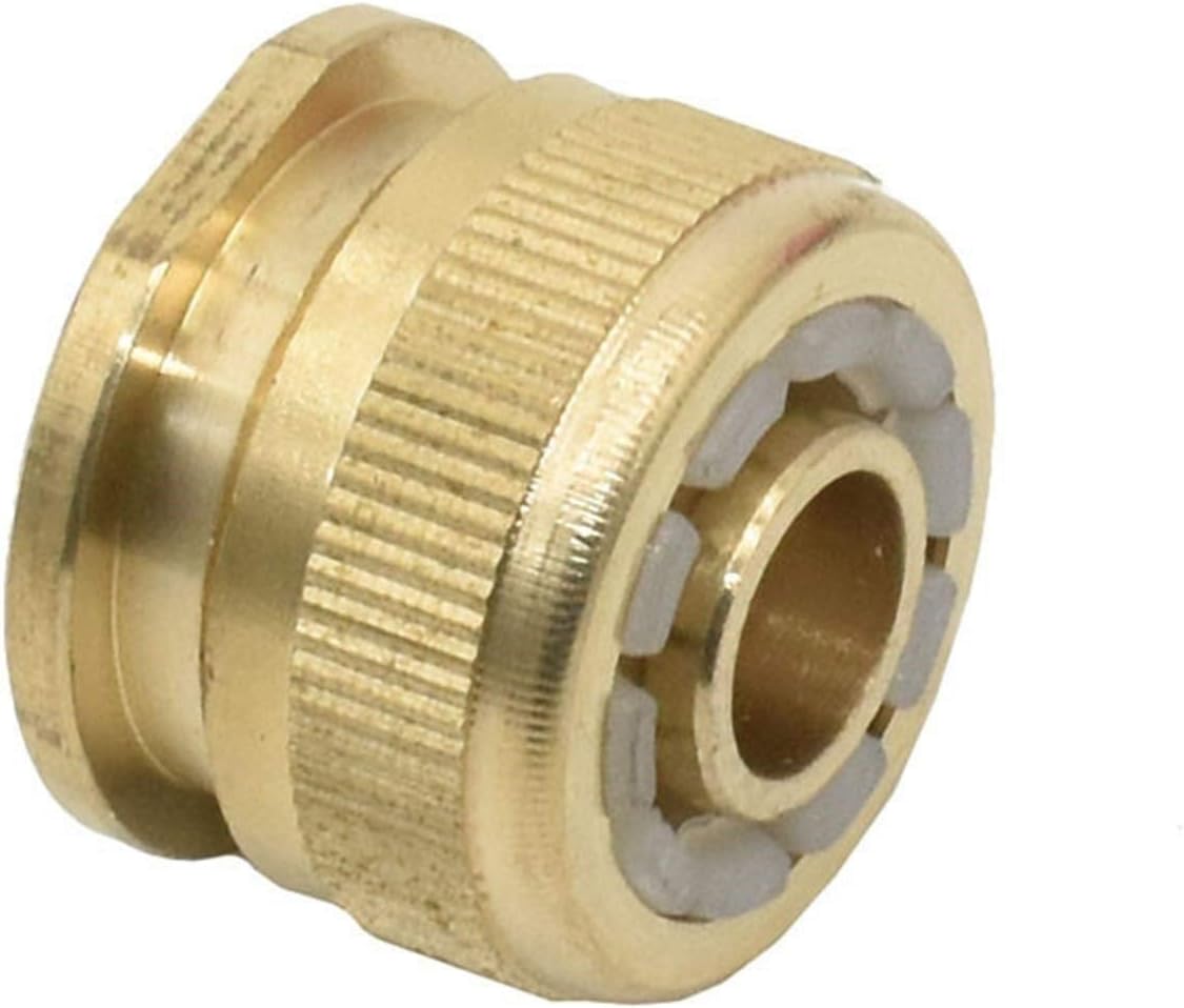 Garden Hose Connection Accessories Female Thread G1 / 2 To 1/2" Garden Hose Connector Copper Garden Tap Garden Irrigation 16 Mm Hose Adapter 15pcs
