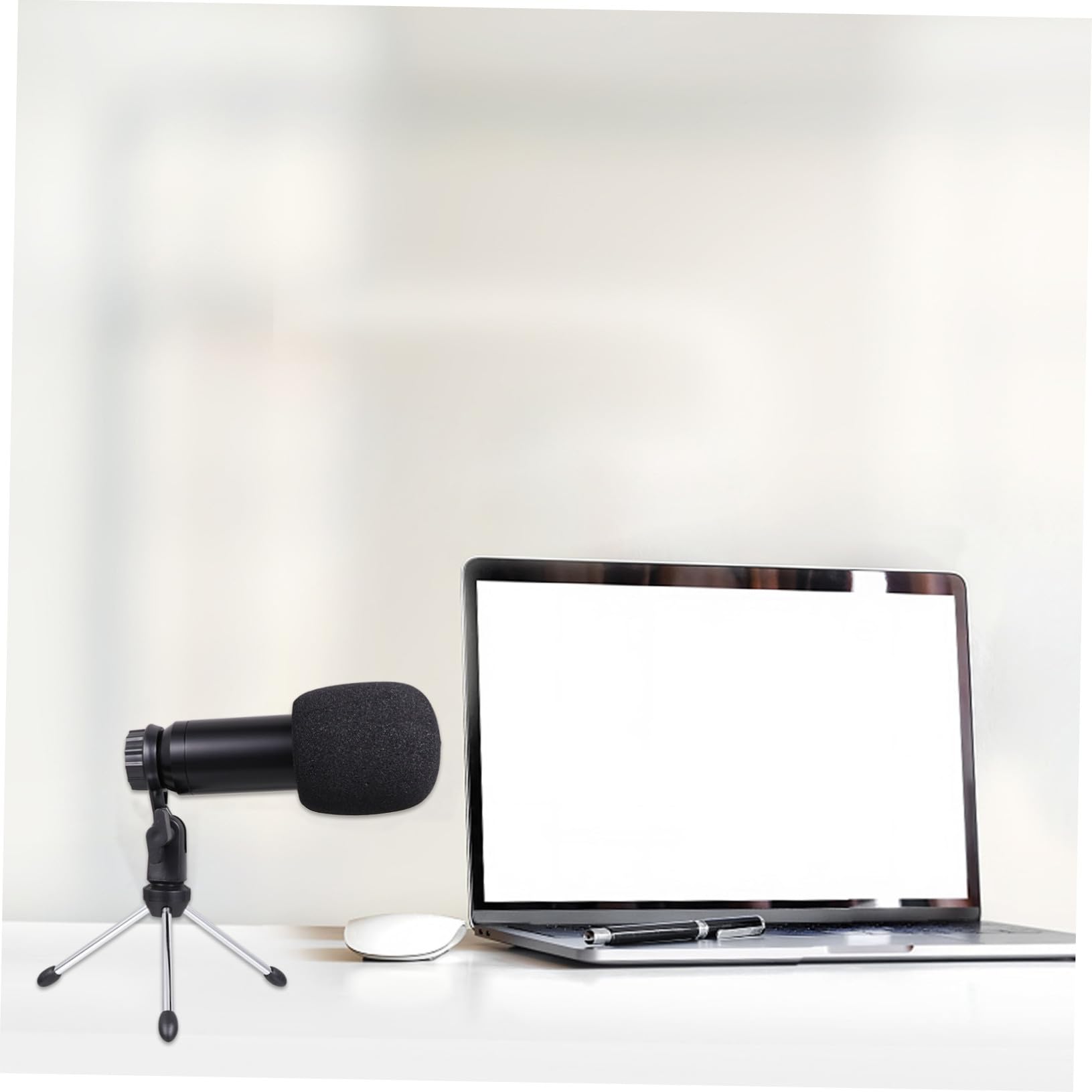 NOLITOY USB Kondensatormikrofon mit Stativ und Mikrofonabdeckung für Laptop und Desktop PC Teiliges Aufnahme für Klare Sprachaufnahmen Geeignet für Streaming Karaoke und Podcast
