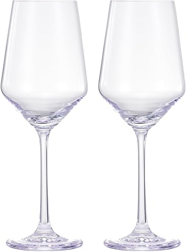 Copas de vino de cristal de colores, juego de 2, vasos de tallo grande de 12 onzas, ideales para todas las ocasiones y celebraciones especiales,