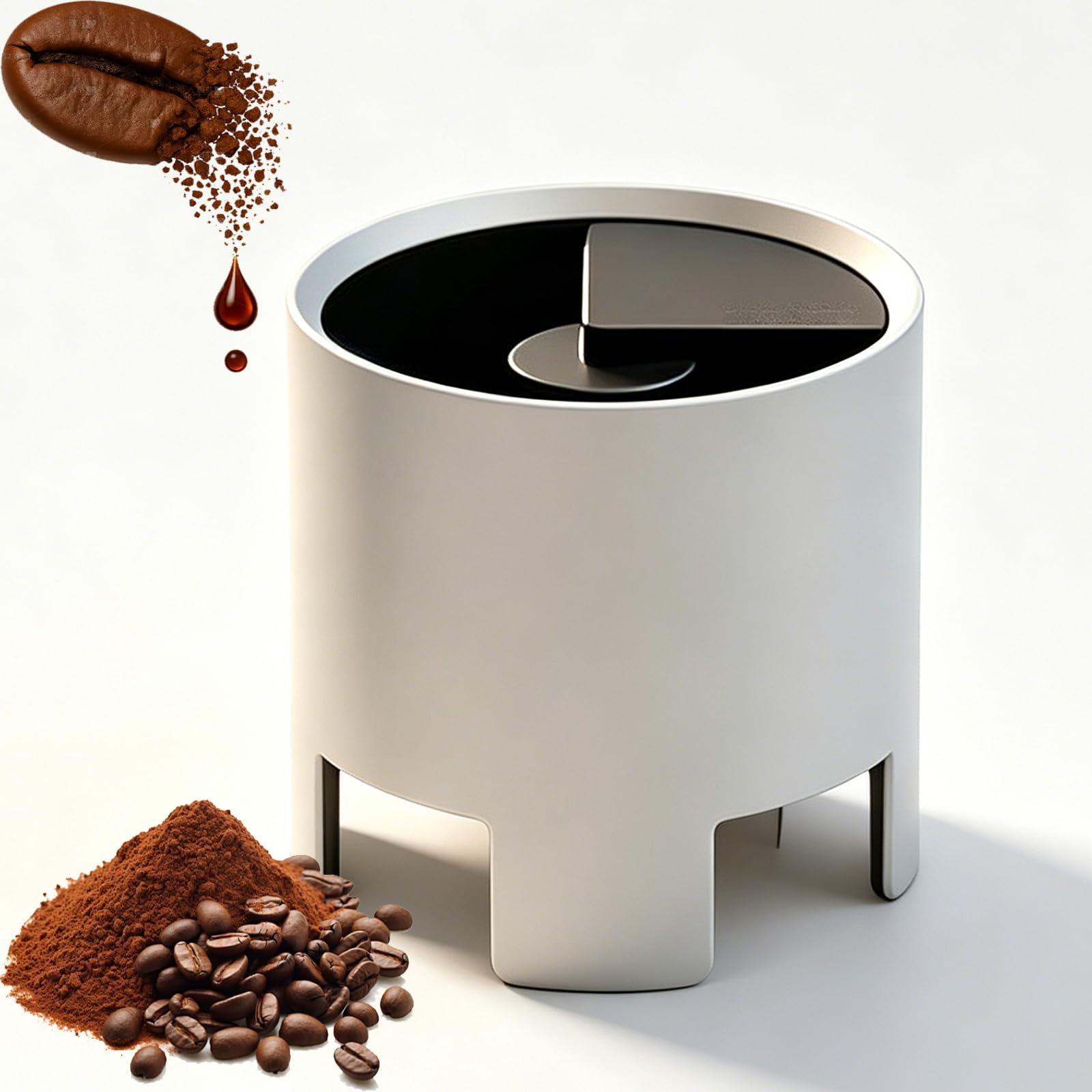 Elektryczny dystrybutor kawy 58 mm z 18 igłami, automatyczny obrót, mieszadło do espresso do prostych portafiltrów, idealny do domowej kuchni lub kawiarni