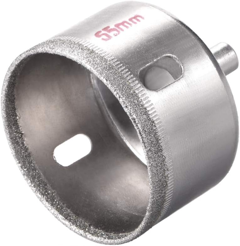 sourcing map 55mm Diamond Drill Bits Hole Saws for Glass Tile Porcelain Marble Ceramic Bottles Pots Brick
