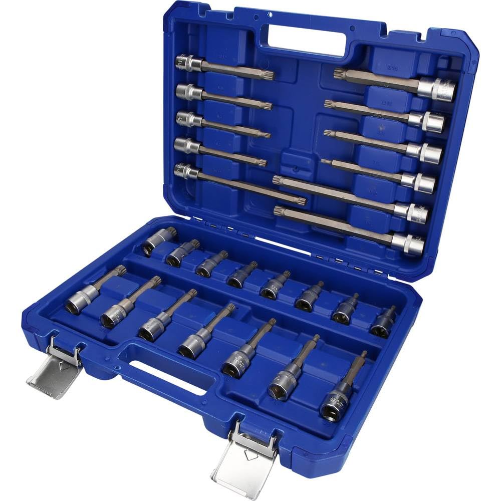 BRILLIANT TOOLS BT022026 1/2 Zoll Steckschlüssel-Satz, 26-TLG., XZN [Powered by KS Tools]