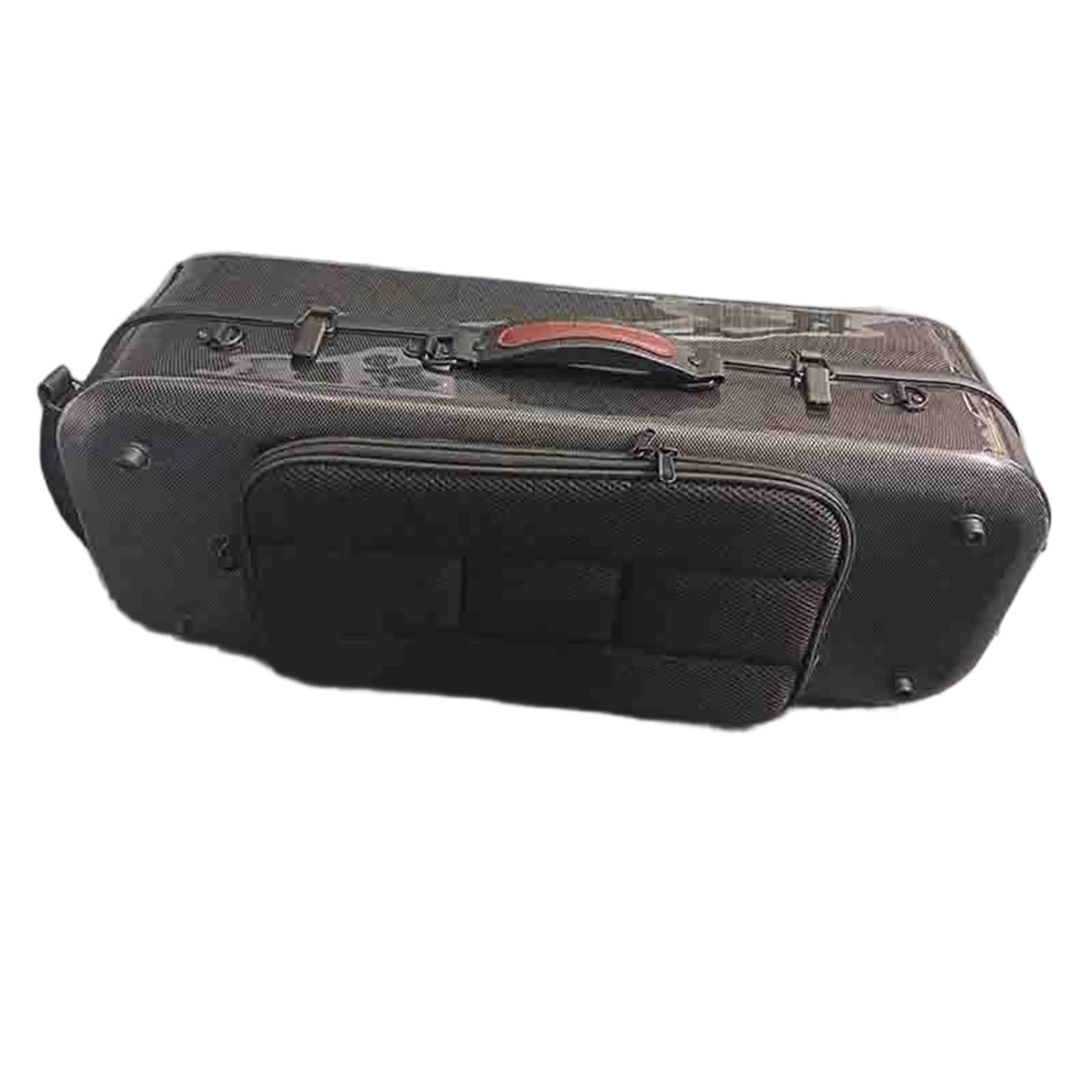 Accesorios Profesionales Violin Estuche Rígido Para Violín De Fibra De Carbono Con Correas Dobles Cuadradas Ajustables 4/4
