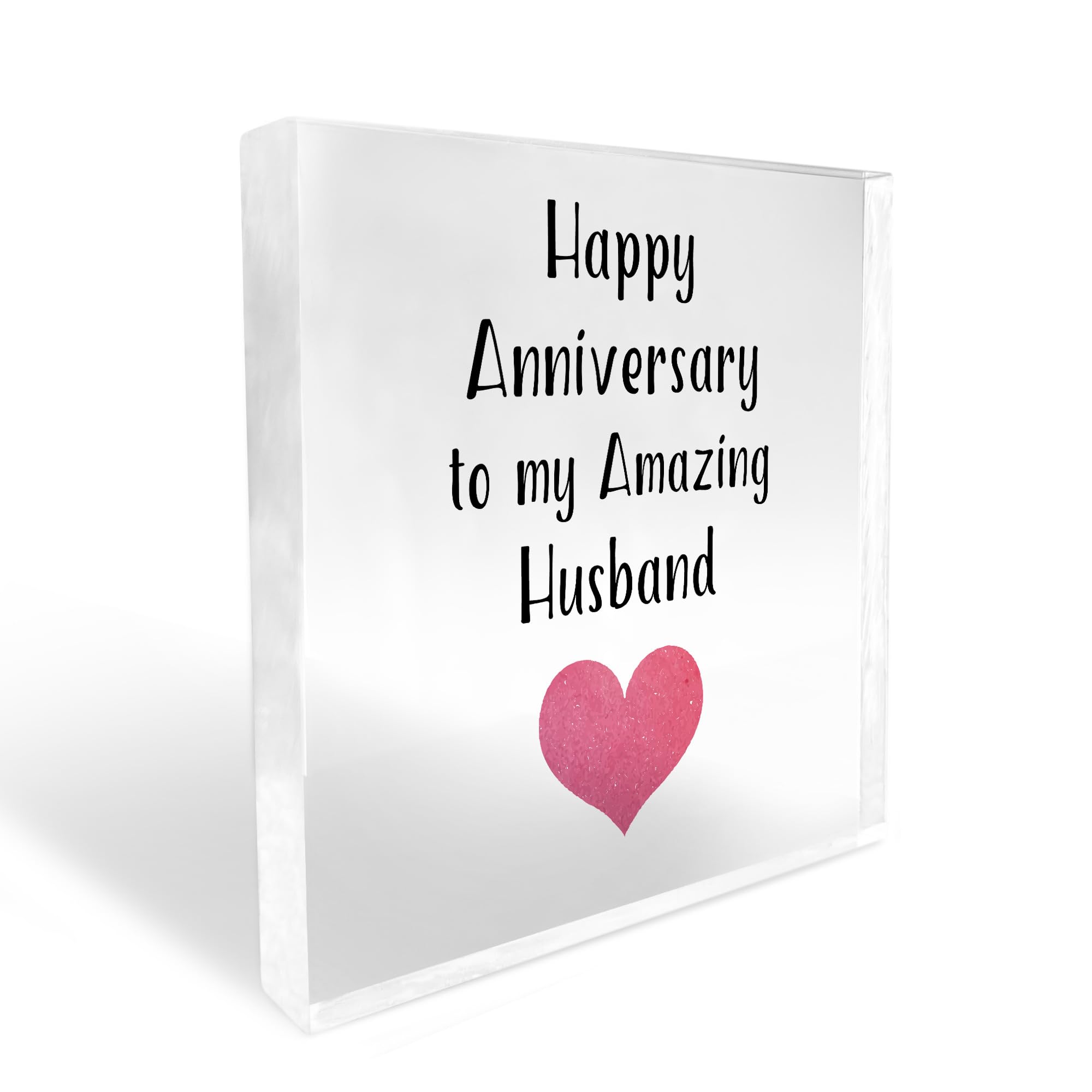 Red Ocean Romantic Gift For Husband For Anniversary Personalised Acrylic Block Husband Gifts Anniversary Present Gift For Him Gift From Wife Keepsake