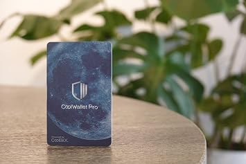 CoolWallet Pro Crypto Hardware Wallet - Bluetooth, Wireless, NFT and MetaMask support - Credit Card Sized Portability Cold Storage Secure for Bitcoin, Ethereum, ERC20 Tokens, BEP20 Tokens and More