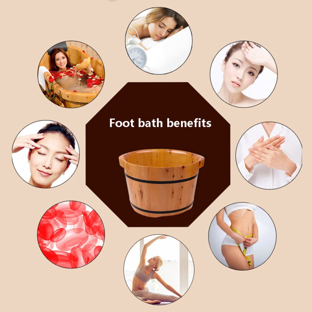 Beczka do kąpieli stóp – pogrubiona umywalka do pedicure do użytku domowego – idealny prezent dla osób w średnim wieku i starszych