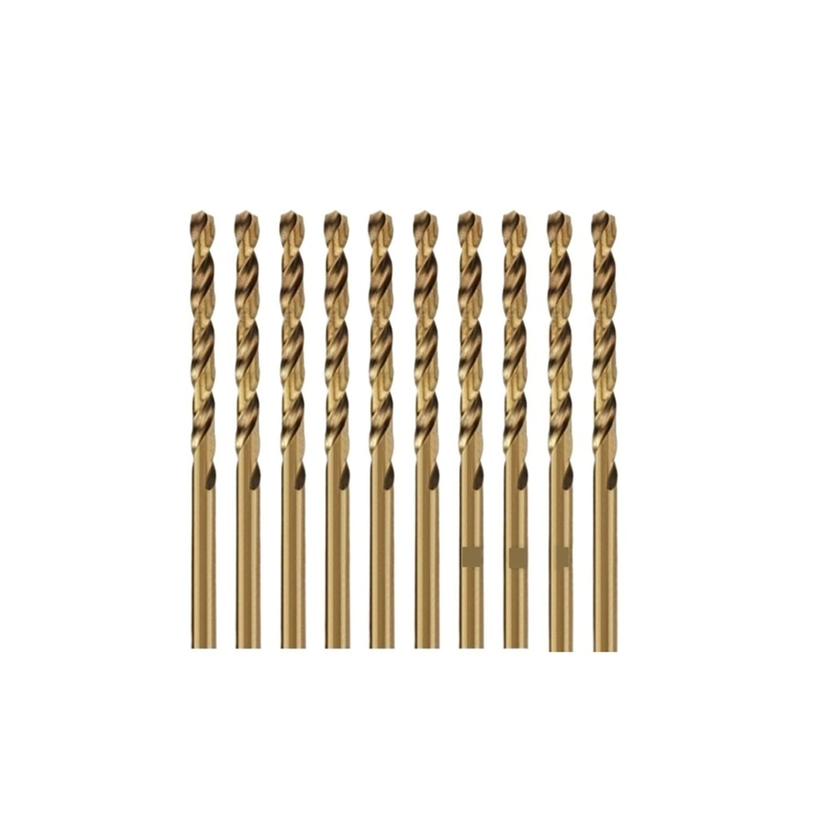 1 szt. Wiertło kobaltowe Hss Speed ​​Steel Twist M35 zestaw narzędzi ze stali nierdzewnej akcesoria do wiercenia w metalu(10PCS,6.2mm)