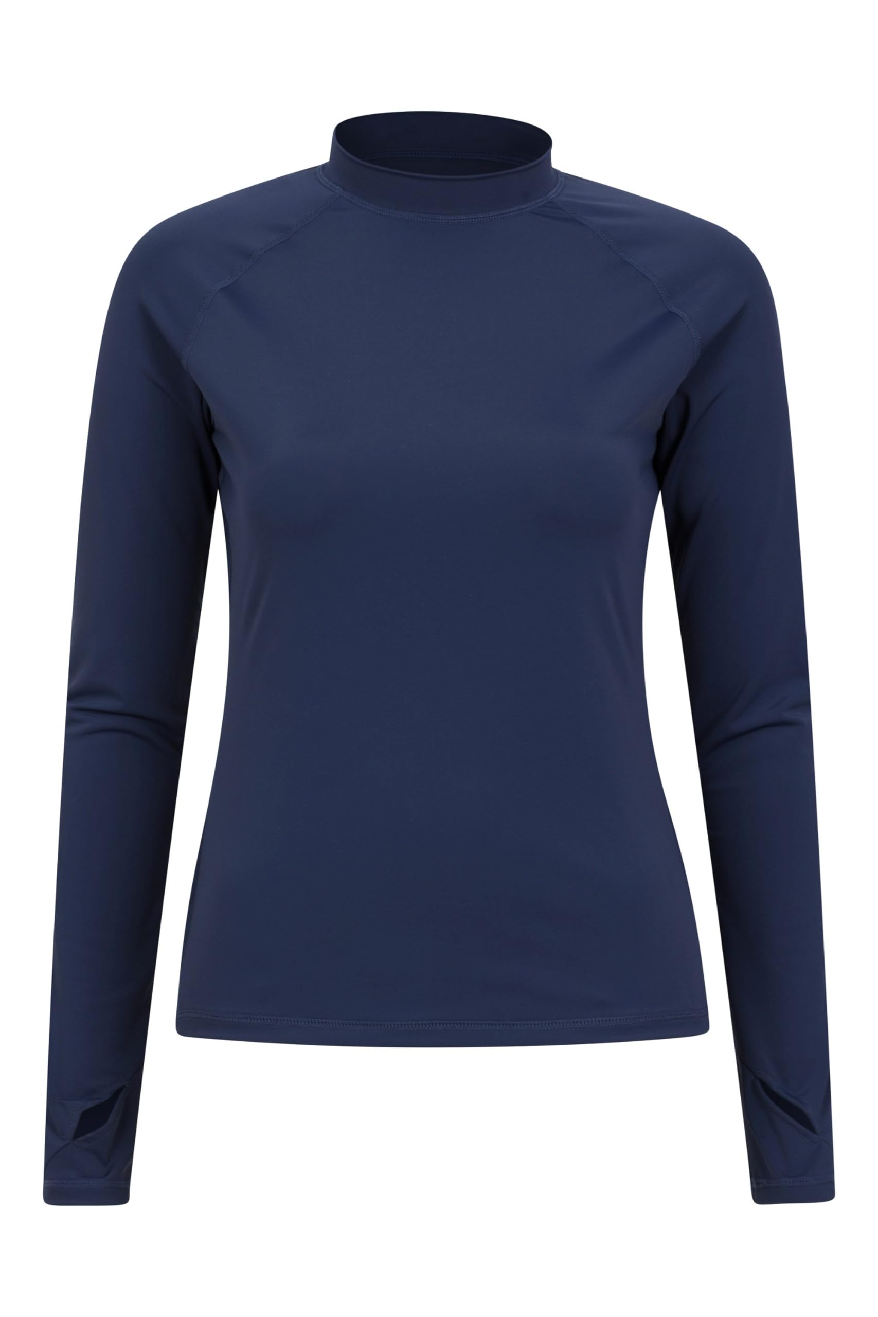 Womens Long Sleeve Rash Vest - Navy