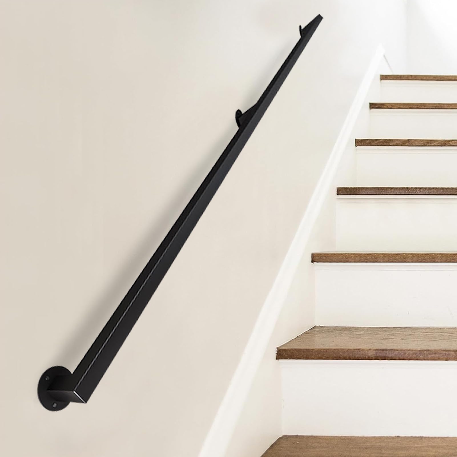 Industrial Style Handrail Hamankim Industrial Stair Railing – Black ...
