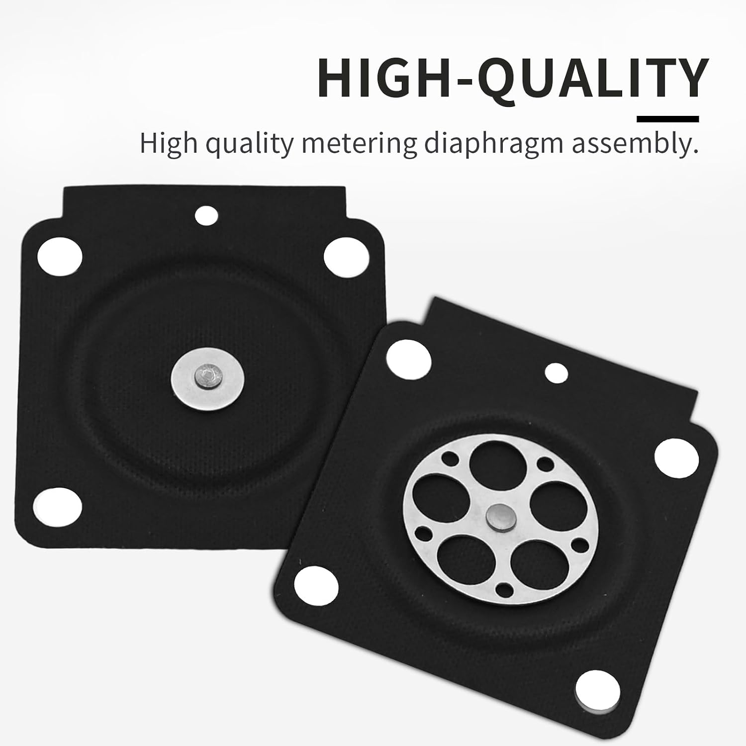 10PCS Metering Diaphragm Replacement Carburetor Metering Diaphragm Assembly for Small Engine Carburetors, Compatible with Zama A015053, Compatible with STIHL FS38 BG55 SP81 C1Q series (10)