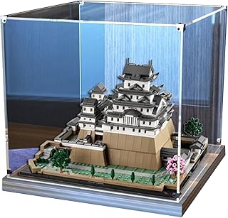 Clear Acrylic Display Case for Lego 21060 Himeji Castle - Dustproof Display Case Compatible with Lego 21060 (Lego Model Not Included)