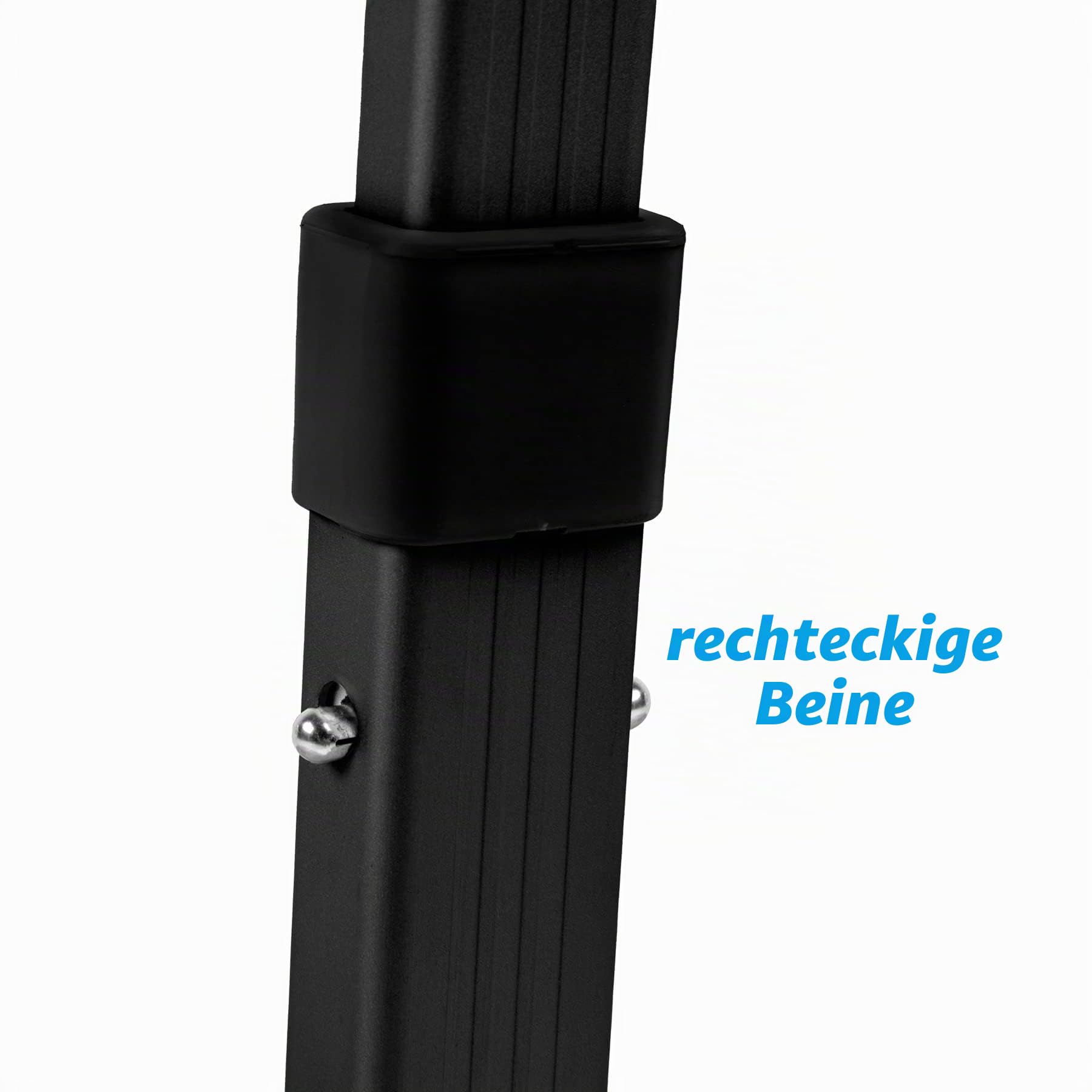 BRUNNER 0406050N Elù Duplit, ultraleichter Klapptisch mit robuster Struktur, leicht zu transportieren, höhenverstellbar, belastbar bis 30 kg, Platte aus Melamin aus Marmor/Stein