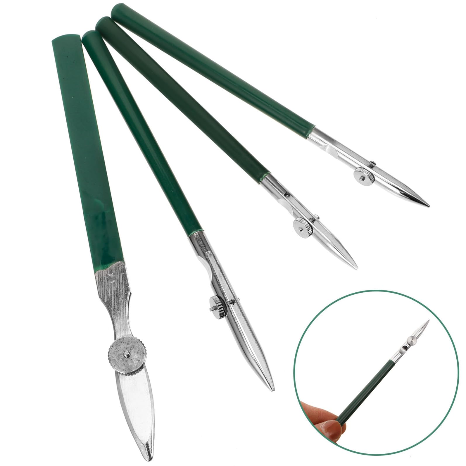 Artibetter 3 Ensembles Stylo Linéaire Stylo Bec De Canard Stylo Décisionnel Couleur Pinceaux Peinture Stylos De Griffonnage Stylo Règle pour Dessiner Plastique 4 Pièces * 3