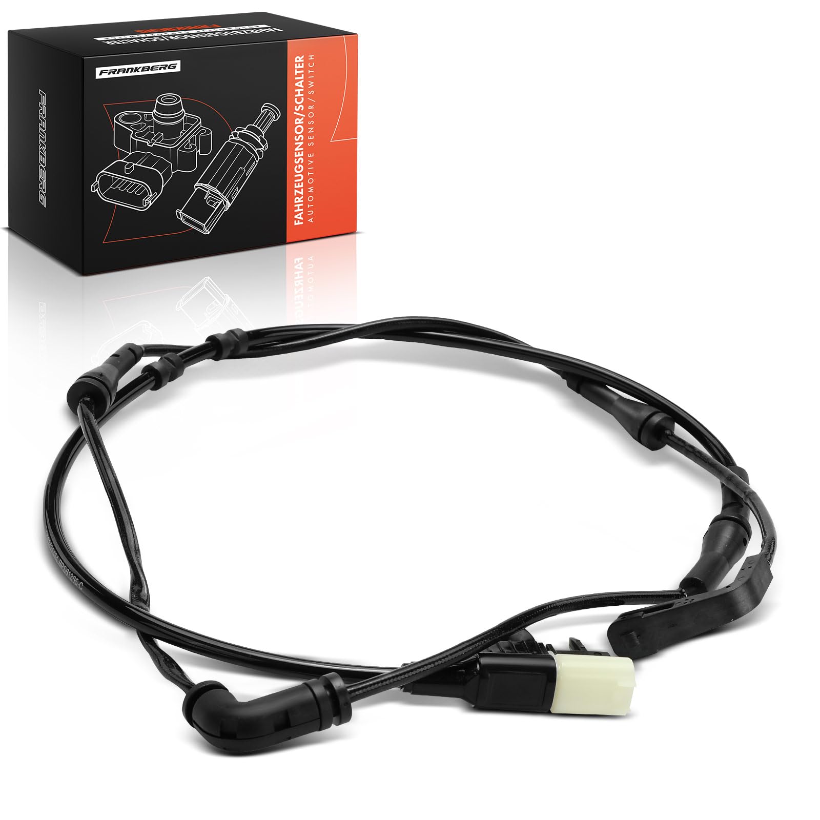Frankberg Sensore Usura Pastiglie Freno Anteriore 2-Poli Compatibile con Discovery Sport L550 R.a.n.g.e R.o.v.e.r Evoque L538 Replace# 355252701