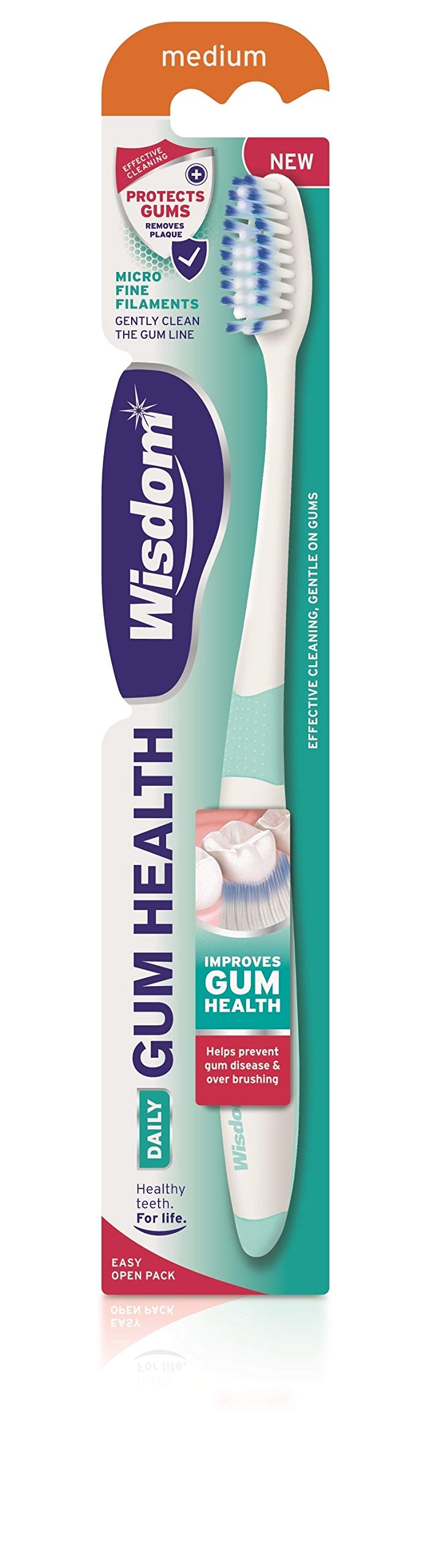 Gum Prod/Gum Records Wisdom Daily Gum Health Medium Toothbrush