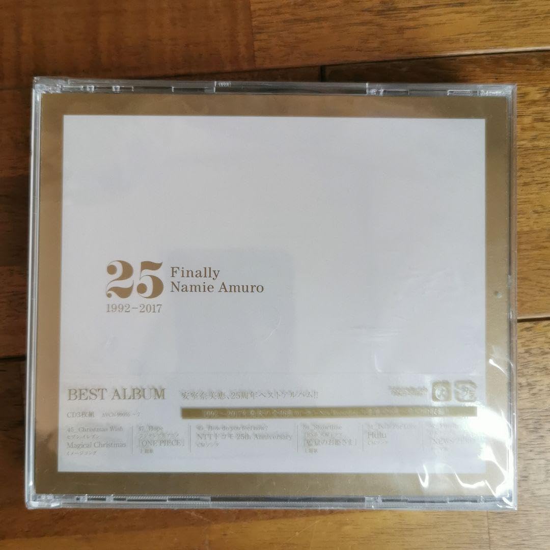 Amazon.co.jp: 安室奈美恵 Finally BEST ALBUM 25周年ベストアルバム 