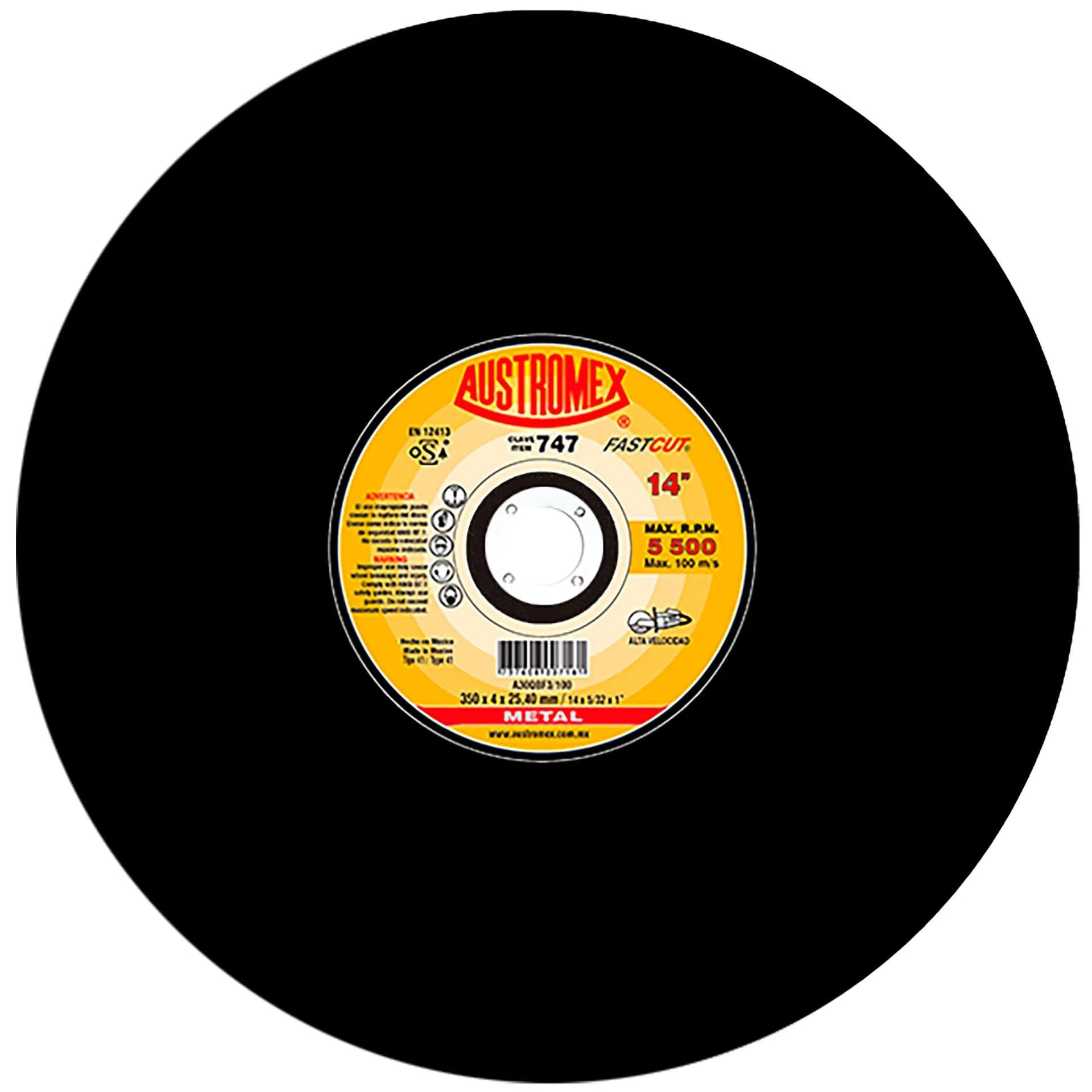 Austromex 747 DISCO CORTE METAL14x1 / 8 