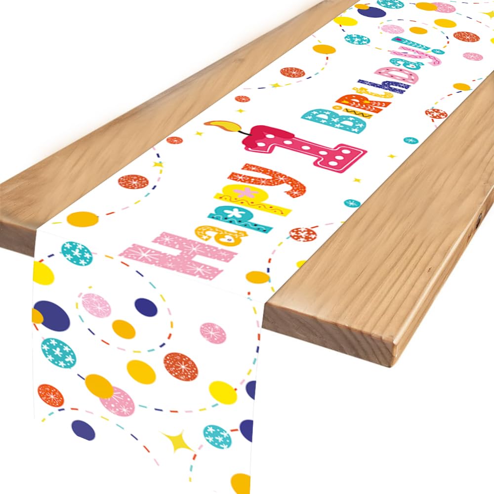 Tischläufer Geburtstag 180 x 35cm (1st)
