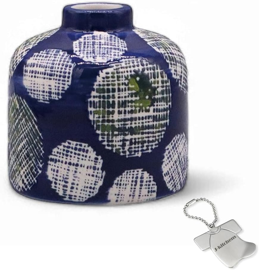 J-kitchens Select 4個入 セット 花瓶 陶器 フラワー 東欧風 フラワーベース L &Phi;8xH9.5cm ドット （