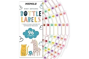 The Essential Daycare Accessory - Durable Waterproof Cup Labels for Easy Identification
