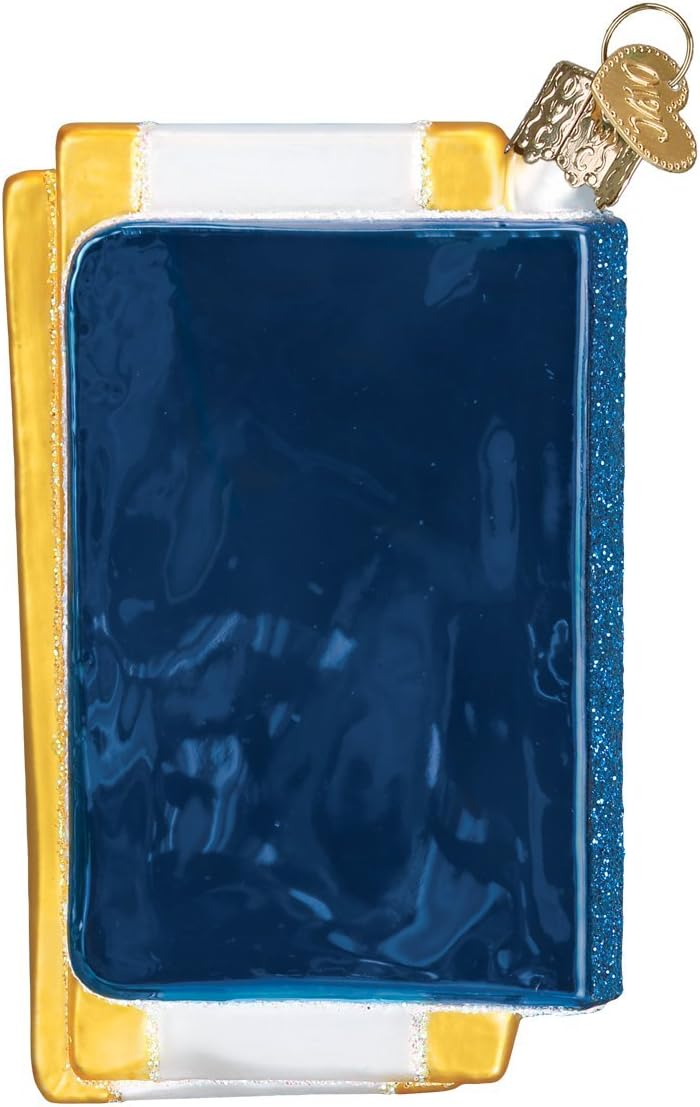 Old World Christmas Passport Glass Blown Ornament for Christmas Tree, Handcrafted Holiday Decoration, Travel Collection - Image 3